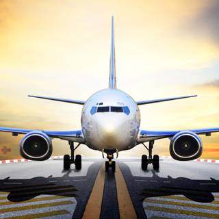 Phone airplane wallpaper