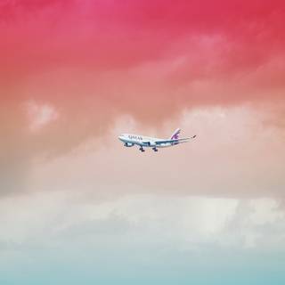 Phone airplane wallpaper