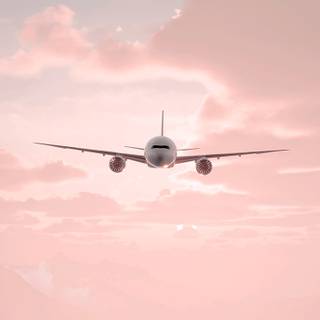 Phone airplane wallpaper