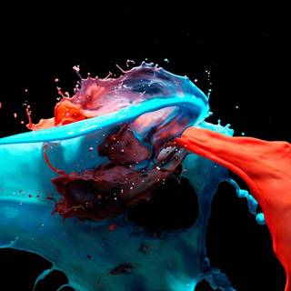 iPhone paint wallpaper
