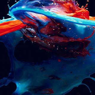 iPhone paint wallpaper