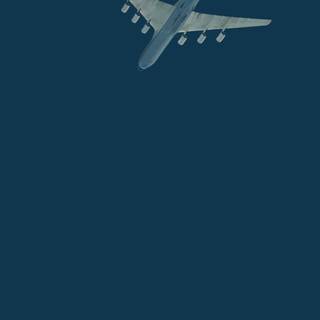 Phone airplane wallpaper
