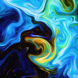 iPhone paint wallpaper