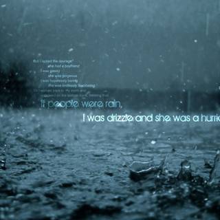 Rain laptop wallpaper