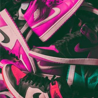 iPhone sneakers wallpaper