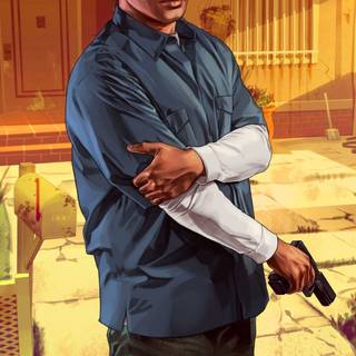 Franklin GTA 5 phone wallpaper