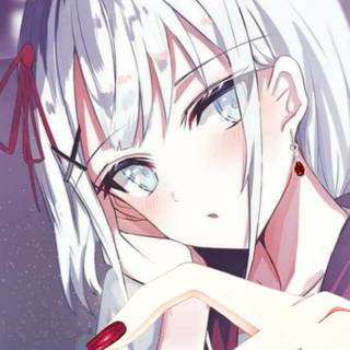 Hearts anime girl wallpaper