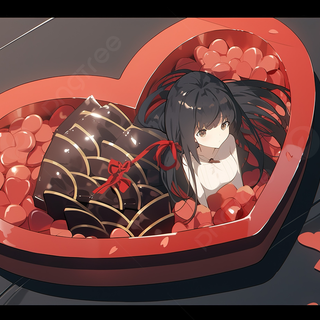 Hearts anime girl wallpaper