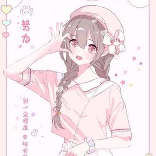 Hearts anime girl wallpaper