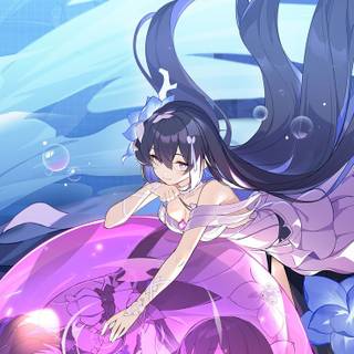 Hearts anime girl wallpaper