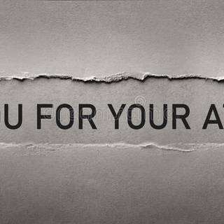 Thank You For Your Attention wallpaper