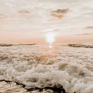 Boho beach wallpaper