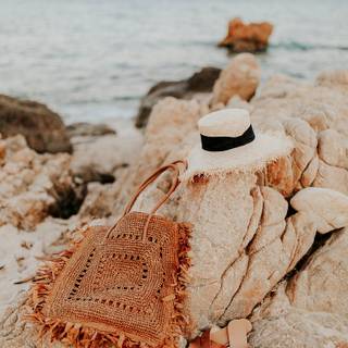 Boho beach wallpaper