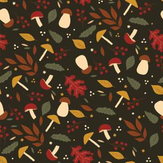 Dark autumn art wallpaper