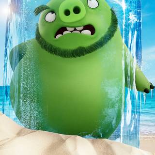 Angry Birds pig wallpaper