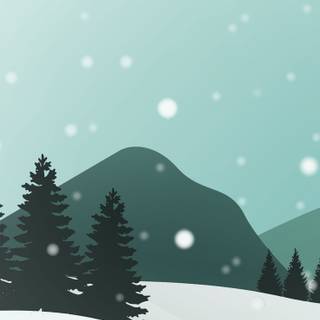 Winter minimalism aesthetic wallpaper