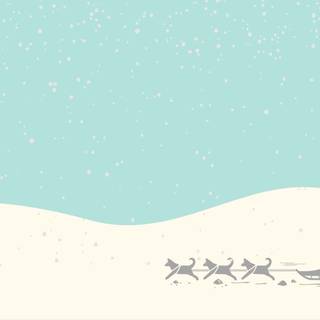 Winter minimalism aesthetic wallpaper