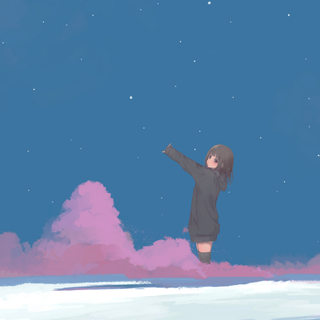 Winter minimalism aesthetic wallpaper