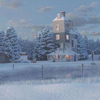 Hogwarts Legacy winter 4k wallpaper