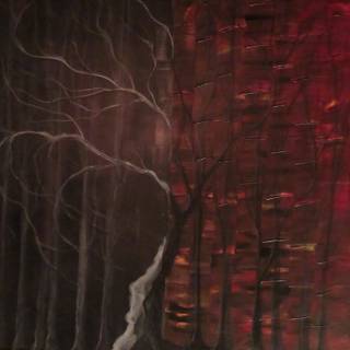 Dark autumn art wallpaper