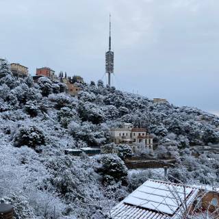 Winter Barcelona wallpaper