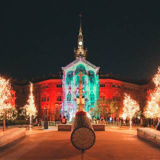 Winter Barcelona wallpaper