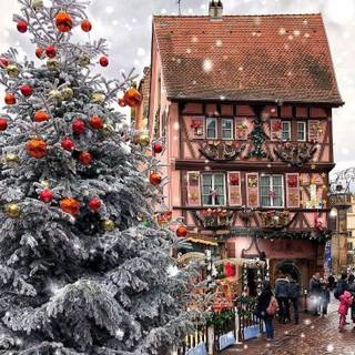 Christmas travel wallpaper