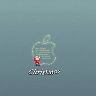 Apple logo Christmas wallpaper