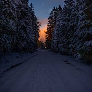 Dark 4k winter desktop wallpaper