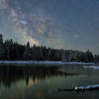 Dark 4k winter desktop wallpaper