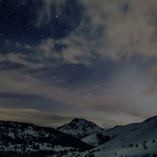 Dark ambient winter wallpaper