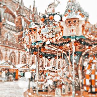 Christmas travel wallpaper