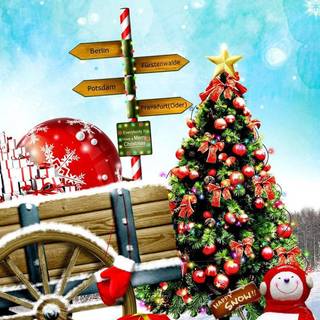 Samsung Christmas wallpaper