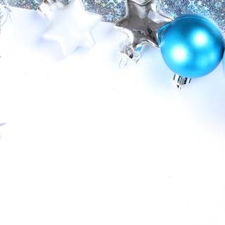 Blue Christmas desktop wallpaper