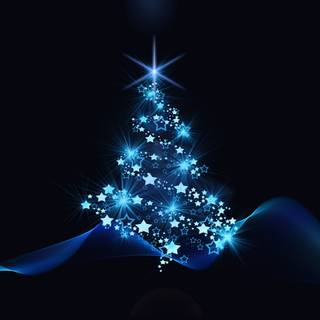 Blue Christmas desktop wallpaper