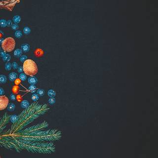 Blue Christmas desktop wallpaper