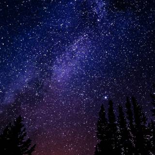 Night sky winter wallpaper