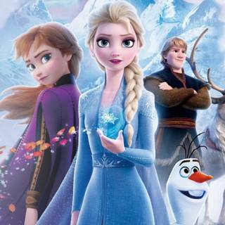 Cute Disney winter wallpaper