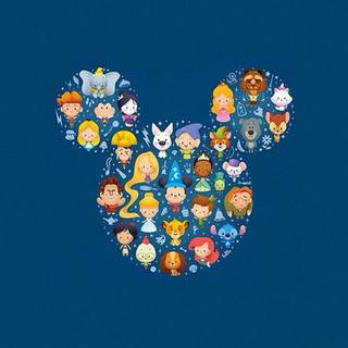 Cute Disney winter wallpaper