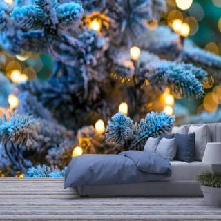 Christmas winter tree wallpaper