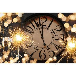 Clock Happy New Year wallpaper