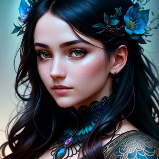 AI girl 4k wallpaper