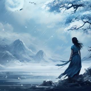 AI girl 4k wallpaper