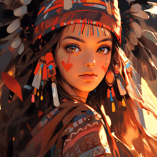 AI girl 4k wallpaper