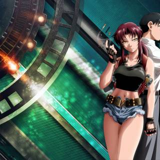 Anime black 4k PC wallpaper