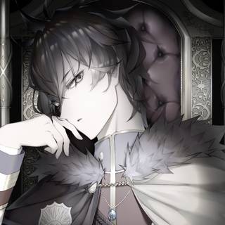 Anime black 4k PC wallpaper