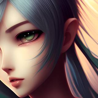 AI girl 4k wallpaper