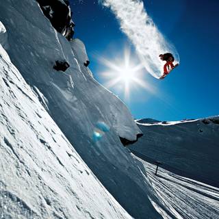 Snowboard iPhone wallpaper