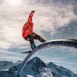 Snowboard iPhone wallpaper