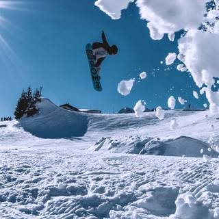 Snowboard iPhone wallpaper